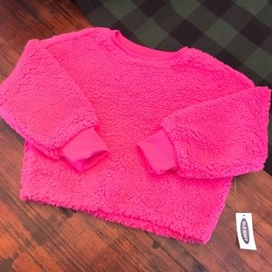 Old Navy Sherpa Cropped Pullover Size XS (5)
